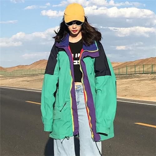 宽松滑雪外套